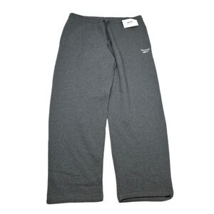 Reebok‎ Identity Training Pants Mens Large Gray Essentials Wicking NEW